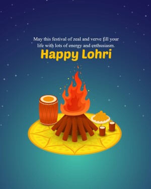 Happy Lohri hd images poster banner status and hd photos